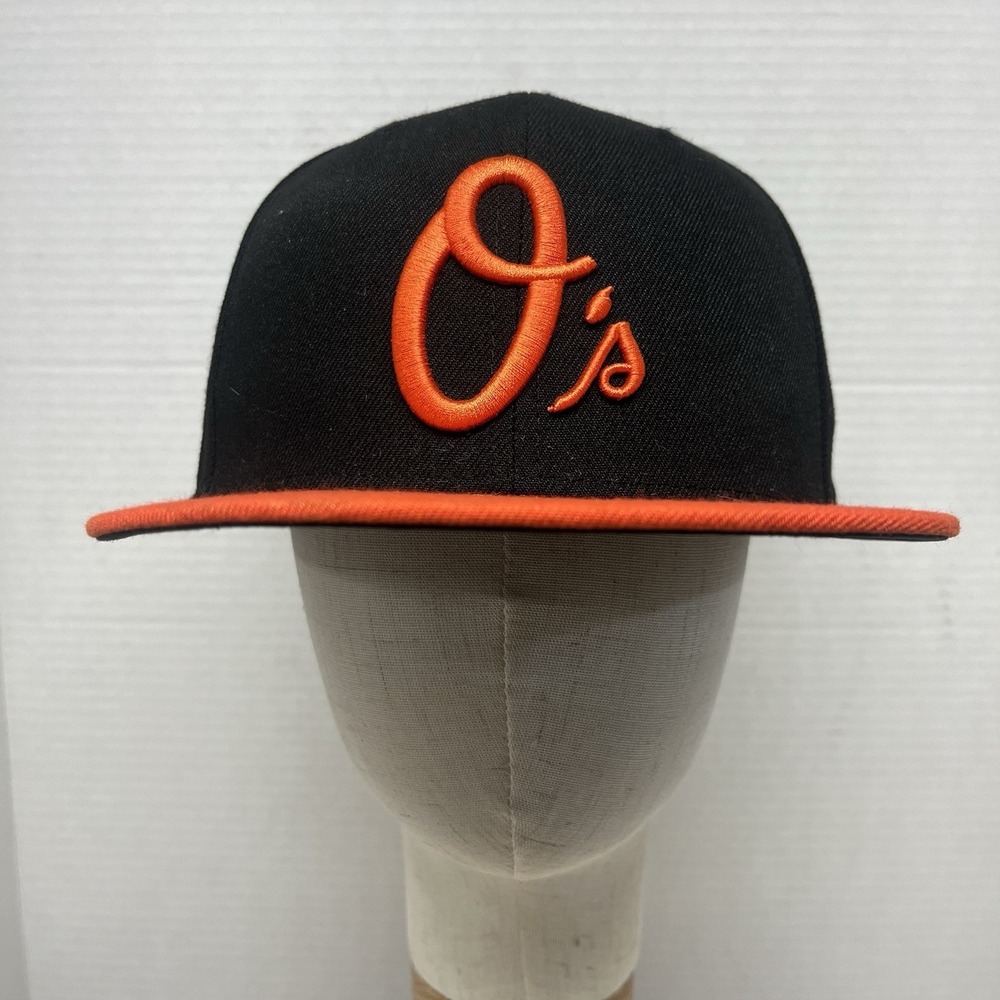 Baltimore Orioles New Era 59FIFTY Fitted Hat 7 1/2 O's Script MLB On-Field Cap